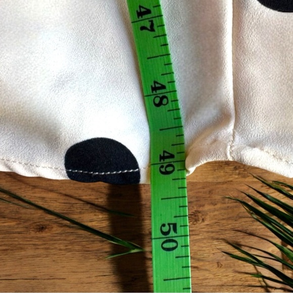 NWT A NEW DAY Women’s Crepe Short Sleeve Midi High Low Polka Dot Dress - Medium - Picture 8 of 11